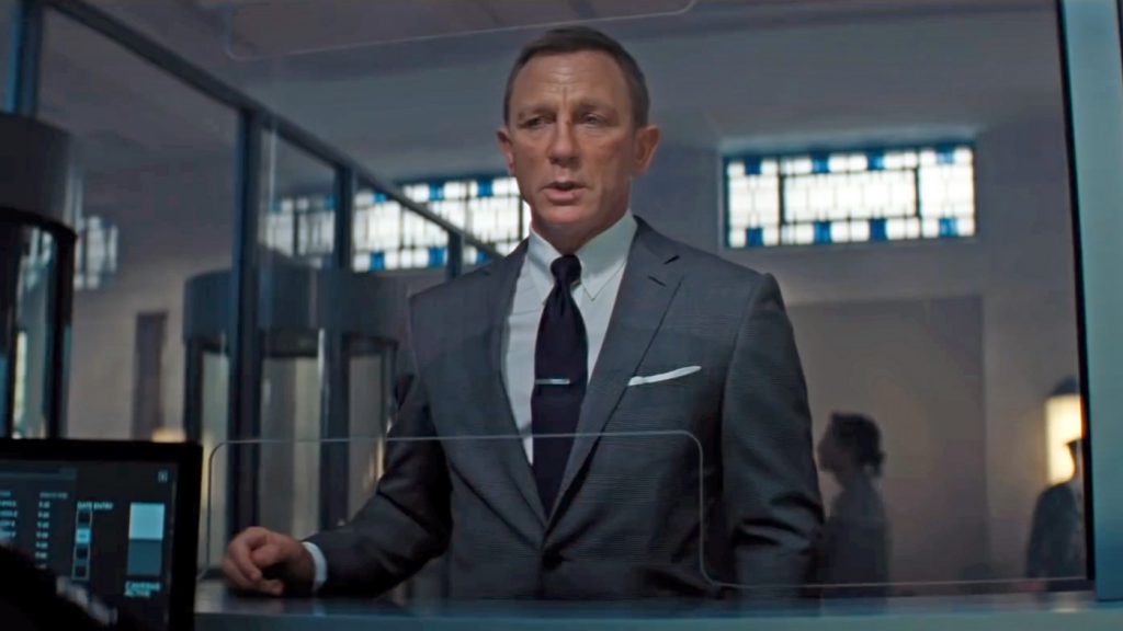 James Bond No Time To Die Grey Suit - Tom Ford O’Connor Prince of Wales Check Men’s Suit