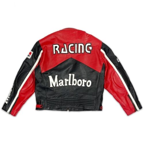 Marlboro Racing Biker Leather Jacket
