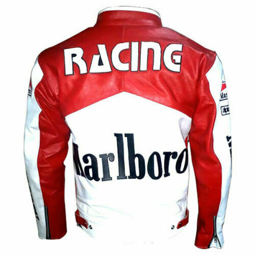 Marlboro Racing Biker Leather Jacket