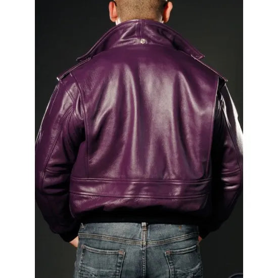 Batman Bob the Goon Purple Joker Jacket - 1989 Henchman Cosplay Bomber for Men & Women