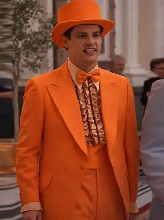Dumb and Dumber Tuxedo Costume - Harry & Lloyd Orange and Blue Suits