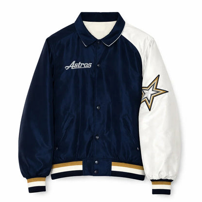 Houston Astros Selena 1994 Sequin Bomber Jacket – Vintage Astros Fanwear