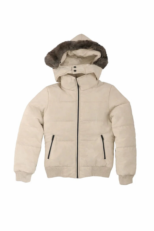 Jennifer’s Body Megan Fox White Puffer Jacket with Fur Hood - Movie Replica & Cosplay Coat