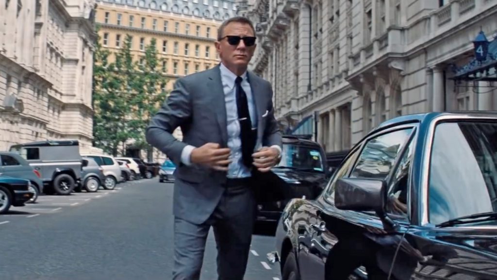 James Bond No Time To Die Grey Suit - Tom Ford O’Connor Prince of Wales Check Men’s Suit