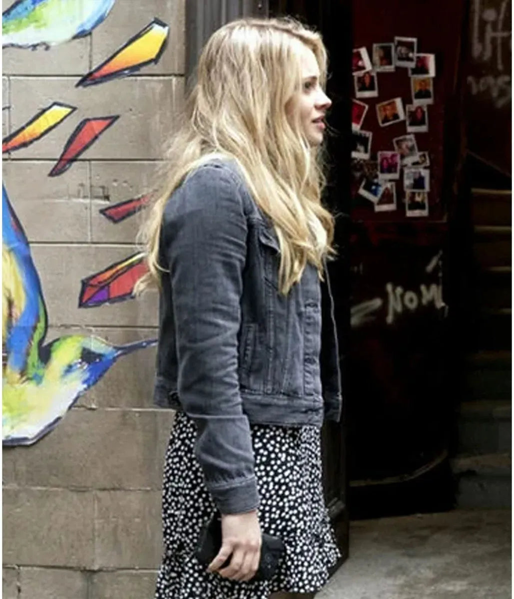 After Ever Happy Josephine Langford Black Denim Jacket - Tessa Movie Jacket