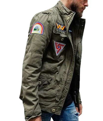 Aliens Nostromo Jacket - Green Ripley Weyland Yutani Cotton Jacket