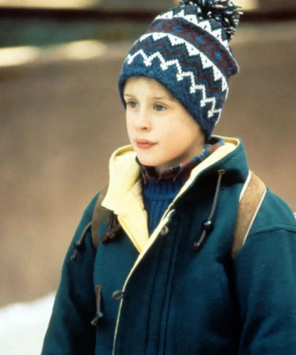 Home Alone Kevin McCallister Green Wool Duffle Coat