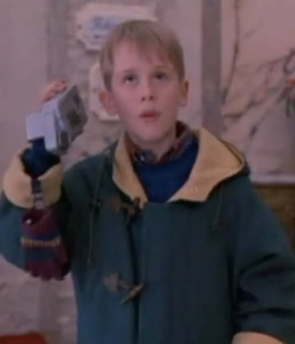 Home Alone Kevin McCallister Green Wool Duffle Coat